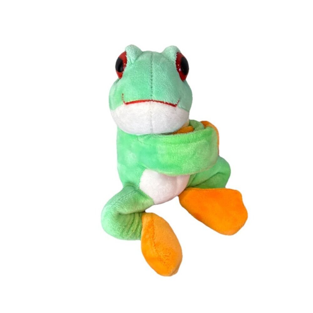 Huggers Tree Frog Plush  8" Stuffed Animal Slap Bracelet by Wild Republic